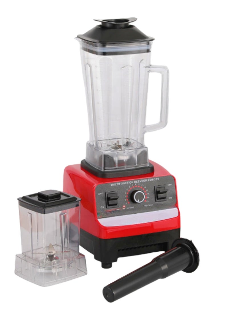 Heavy Duty Commercial Grade Blender 4500W with 2 Jars – 15-Speed & Pulse Control	Liquidizing, Dry & Chutney Jars with Overheat Protection for Kitchen & Cafe - Image 2